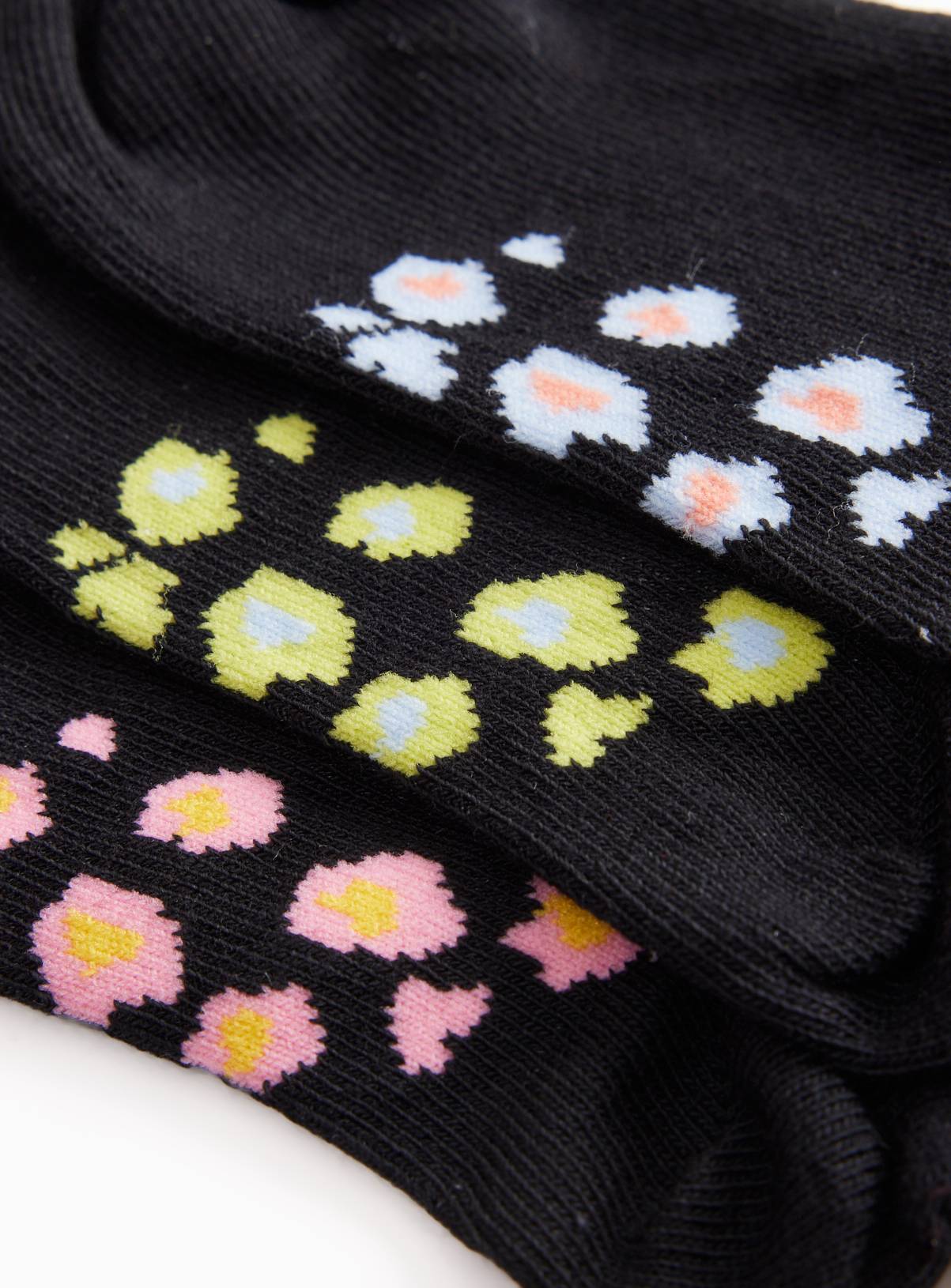 Animal Footbed Ankle Socks 5-Pack  4-6.5 - Image 2